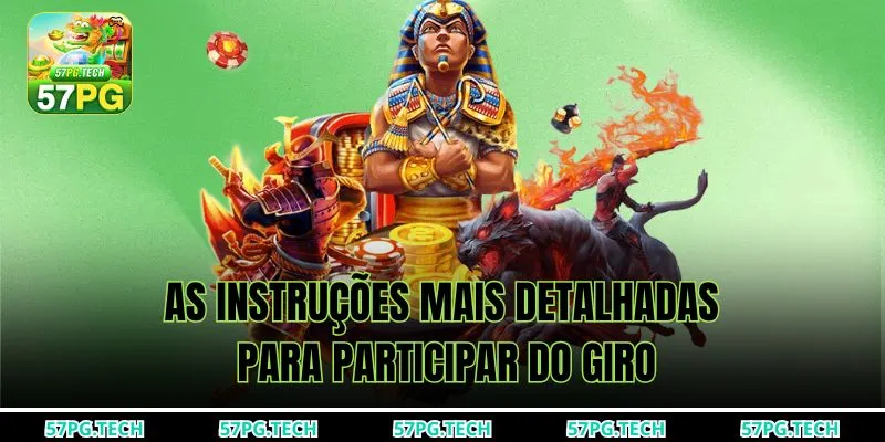 As instruções mais detalhadas para participar do giro