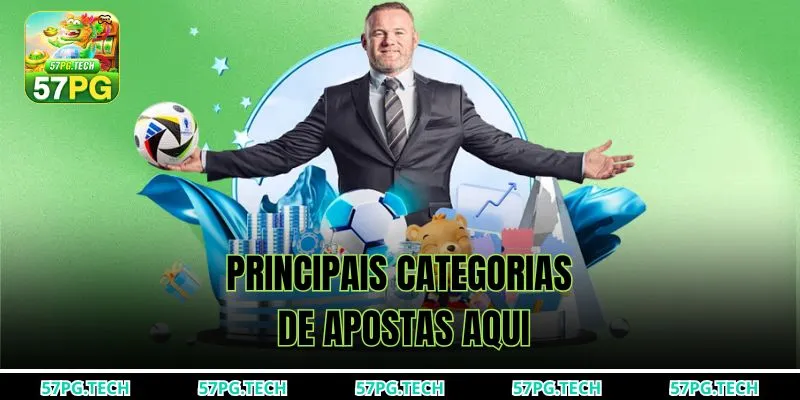 Principais categorias de apostas aqui