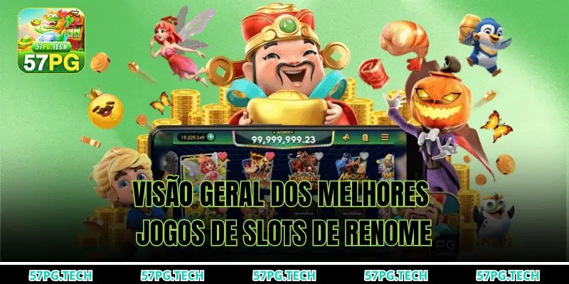 Visão geral dos melhores jogos de slots de renome